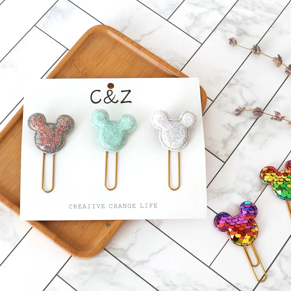 TUTU śliczne kawaii handmade metalowe biuro szkoła indeks spinacze do papieru zakładka uczeń klipsy na notatki biurowe H0406
