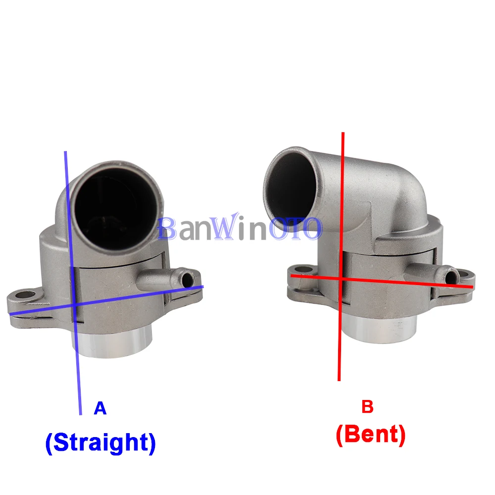 Engine Coolant Thermostat Housing Assembly Suit for Chevrolet Aveo LOVA Lanos Daewoo Nubia & for GM 96407677 96130992 96460002