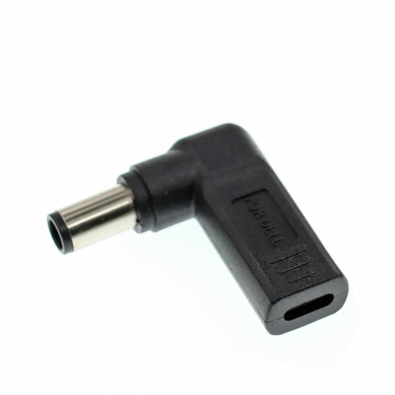 19.5V rodzaj USB C kobieta do 7.4*5.0mm męski wtyk Dc konwerter zasilacz ładowarka do laptopa złącze do Dell 7.4X5.0mm