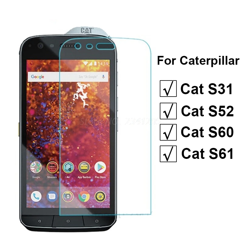 Tempered Glass For Caterpillar Cat S60 S52 Screen Protector Glass On The For Cat S62 S61 Protective Phone Film Glass Cover