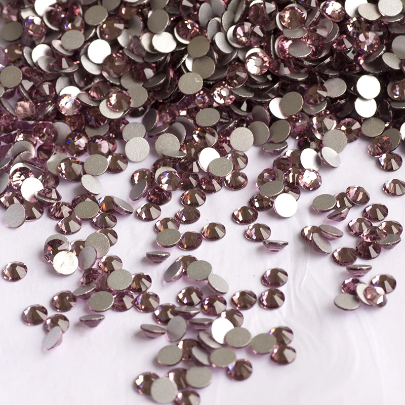 Glitzer Kristall AB Multi Strasssteine SS3 SS16 SS20 Nicht Heißklebbare Flache Strasssteine für Stoff, Kleidung, Nagelkunst und Dekorationen – Detail 9
