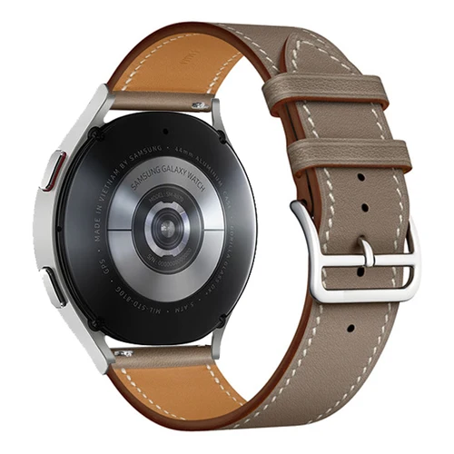 Imagen 2 del producto Correa de cuero de 20mm y 22mm para Samsung Galaxy watch 5/6/pro/4/clásico 44mm 40mm activo 2/3/S3/Huawei GT-2-Pro pulsera reloj 4 correas