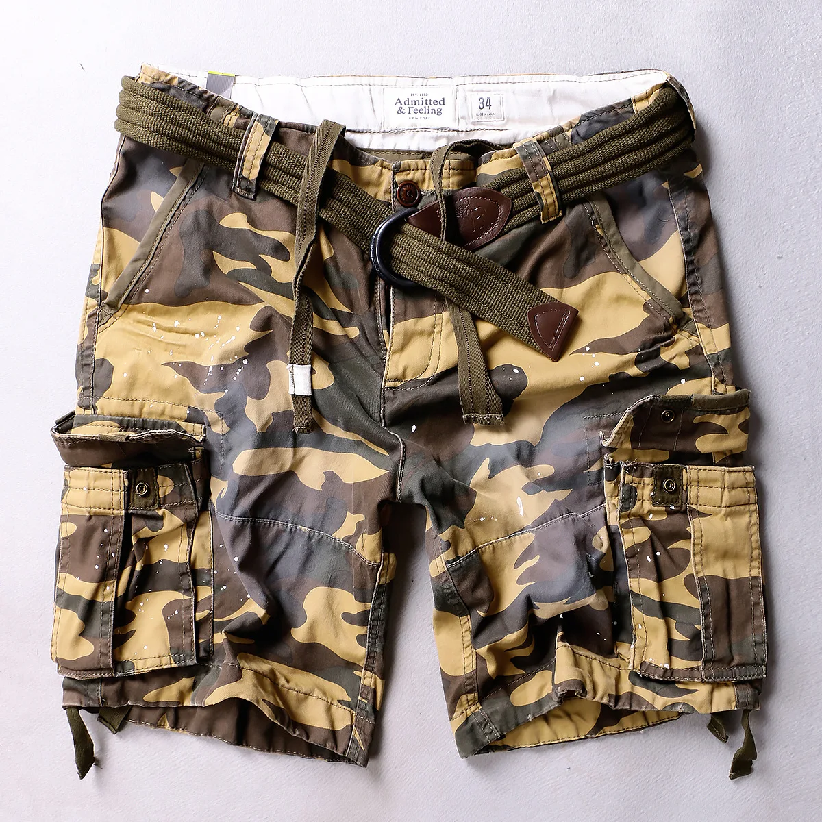 

Camouflage Camo Cargo Shorts Men 2020 New Mens Casual Shorts Male Loose Work Shorts Man Military Baggy Short Pants Streetwear