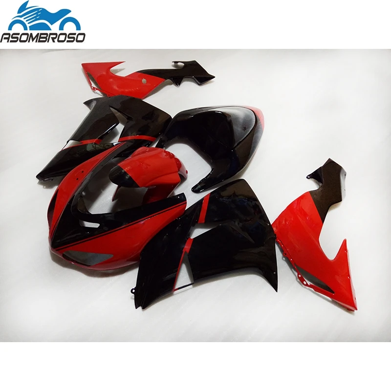 

Upgrading your Motorcycle Bodyworks for Kawasaki Ninja ZX10R fairing kit 2006-2007 red black fairing set zx10r 06 07 GH42