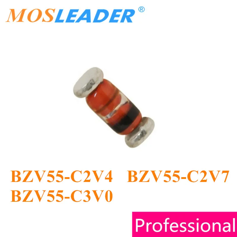 

Mosleader 2500PCS LL34 SOD80C BZV55 Series 2.4V 2.7V 3V BZV55-C2V4 BZV55-C2V7 BZV55-C3V0 BZV55C2V4 BZV55C2V7 BZV55C3V0 Chinese