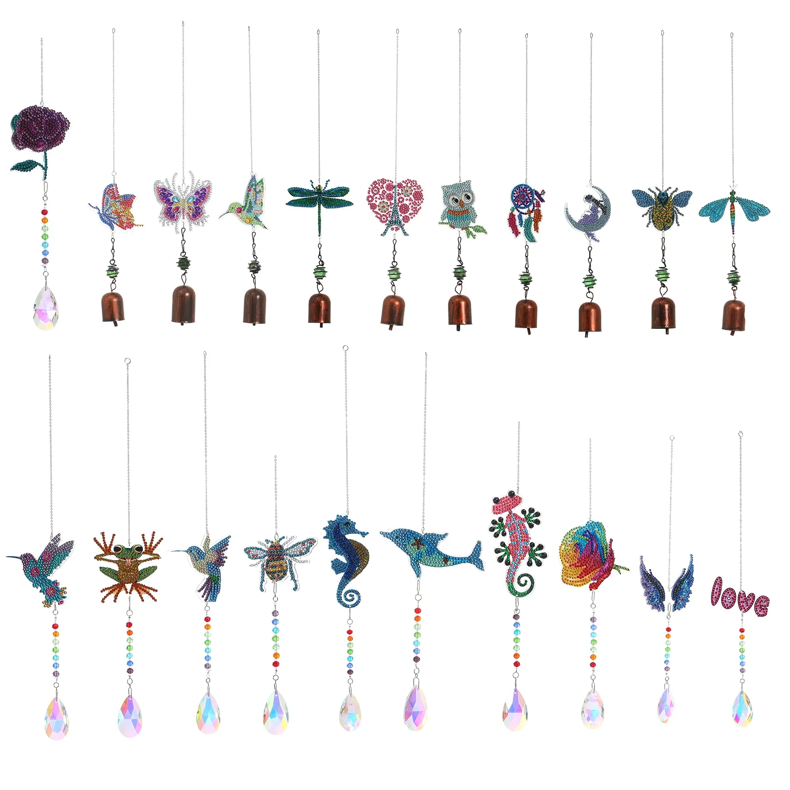 

Набор для алмазной вышивки «колокольчики ветра»