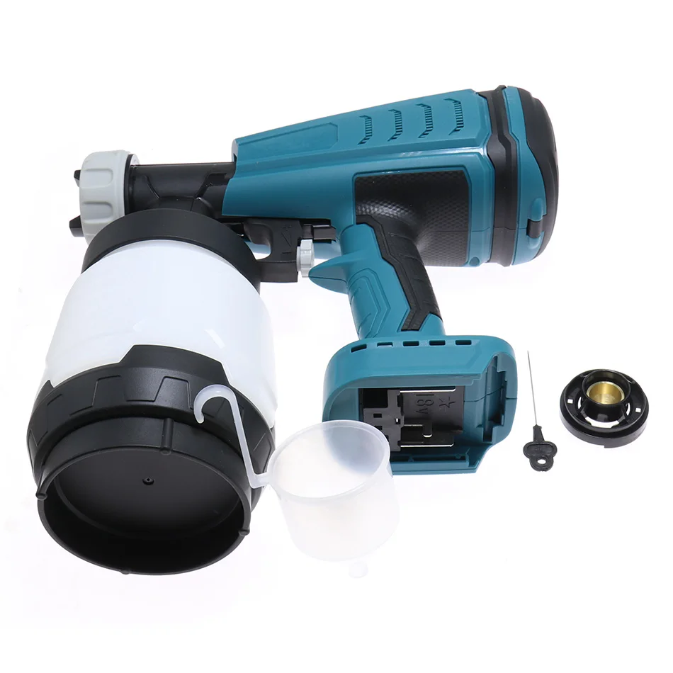 Brushless Spray Gun Electric Paint Airbrush Portable Alcohol Sprayer Handheld Adjustable Flow 800ml Household Tools No Barrary