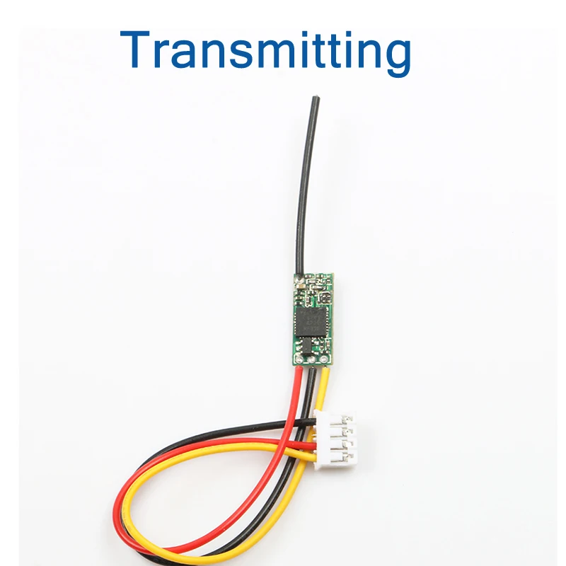 2.4G 50MW Image Transmission Wireless Video Transmitter and Receiver Module Transceiver Ultra-small Board 3.7V-5V Parts for FPV