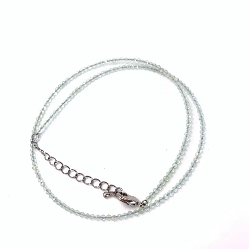 Natürlicher Kristallquarz-Achat-Turmalin-Stein, 2–3 mm, Schneidperlen, Mini-Halsketten, Armband eignen sich für Geschenke für Männer und Frauen – Detail 17