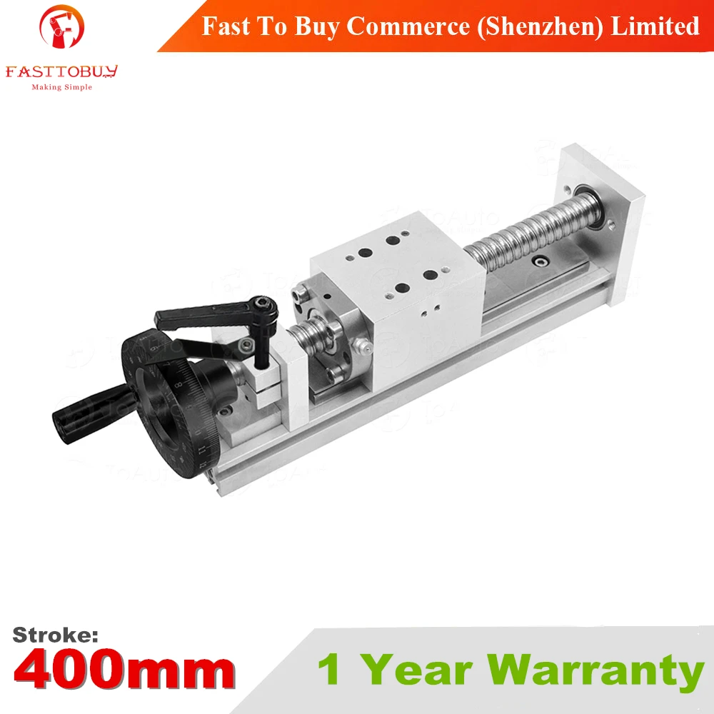 

Stroke 400mm C7 CNC Sliding Table 1605 Manual Operation Repositioning resolution 0.05mm Linear Guides for CNC Machine