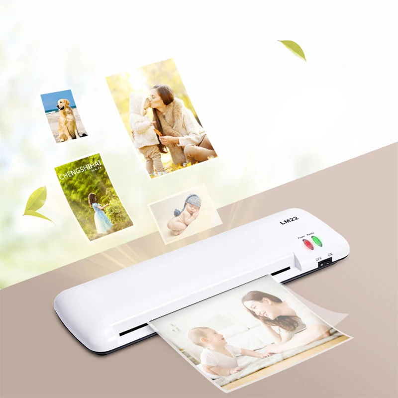 A4 Laminator Machine Household Roll Laminator Cold Lamination Film Laminating Machine Plasticizer For Document Photo Poster 1pc