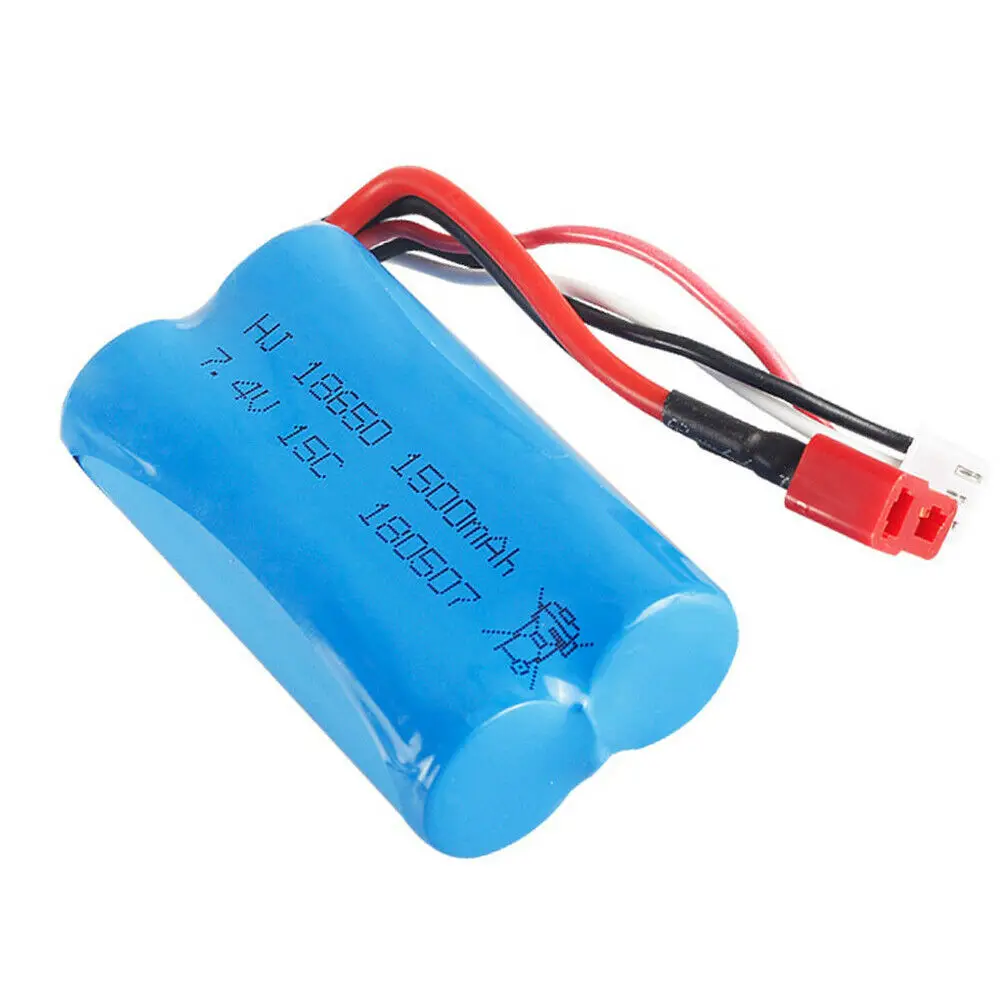 7.4V 1100mAh 15C High Rate 18500 T Plug Dean Female Lipo Rechargeable Toy Battey Helicopter Quadcopter Battery