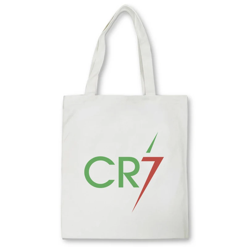 Cristiano Ronaldo CR7 Shopper bag Fashion Teenager Students Shoulder Bag Eco Handbag Tote bags Art Painting Handbags Canvas bag