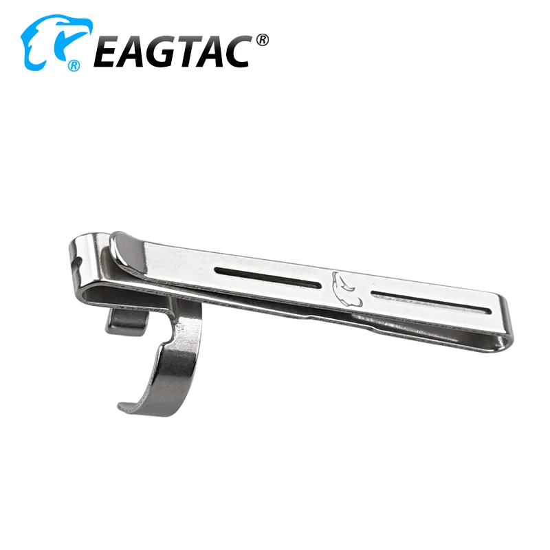 EAGTAC Stainless Steel Pocket Clip for LED Flashlight SKU3030 D Series