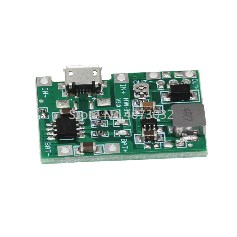 3.7V 9V 5V 2A Adjustable Step Up 18650 Lithium Battery Charging Discharge Integrated Module