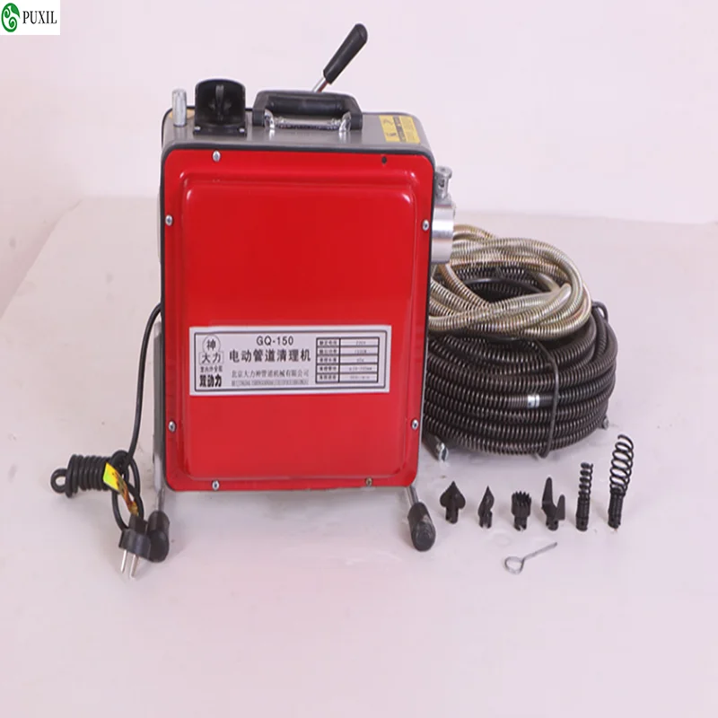 Imagem -04 - Máquina de Dragagem de Esgoto 220v Draga Elétrica para Drenagem de Esgoto Drenagem de Chão Banheiro Limpeza Doméstica Canais de Água Ferramentas de Draga de Banheiro