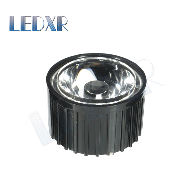 10pcs 20mm high power LED lens LED chip 1w 3w5w PMMA lens universal black and white holder 8°/ 15°/ 20°/ 30°/ 45°/ 60°/ 90°/ 120