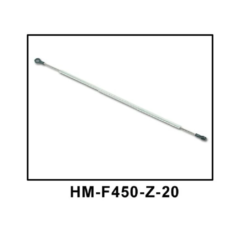 通路V450d03 rcヘリコプタースペアパーツHM-F450-Z-20テールラダーコントロールロッド