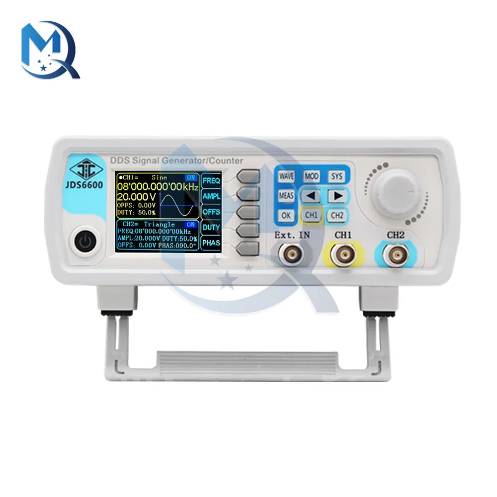 JDS6600 DDS Signal Generator JDS6600-50M 50MHz DDS Function Signal Digital Control Arbitrary Wave Frequency Counter Generator