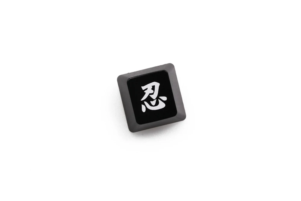 Novelty Shine Through Keycaps ABS Etched back lit black red r1 Shadows Die Twice Sick bad Ninja Kill Cai Shinobi