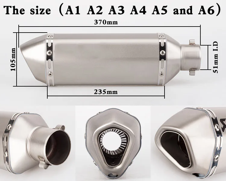 Full Exhaust System Link  Mid Pipe 304 Stainless Steel For MT-07 FZ-07  2014-2018  XSR700 FZ07  MT07 Slip on