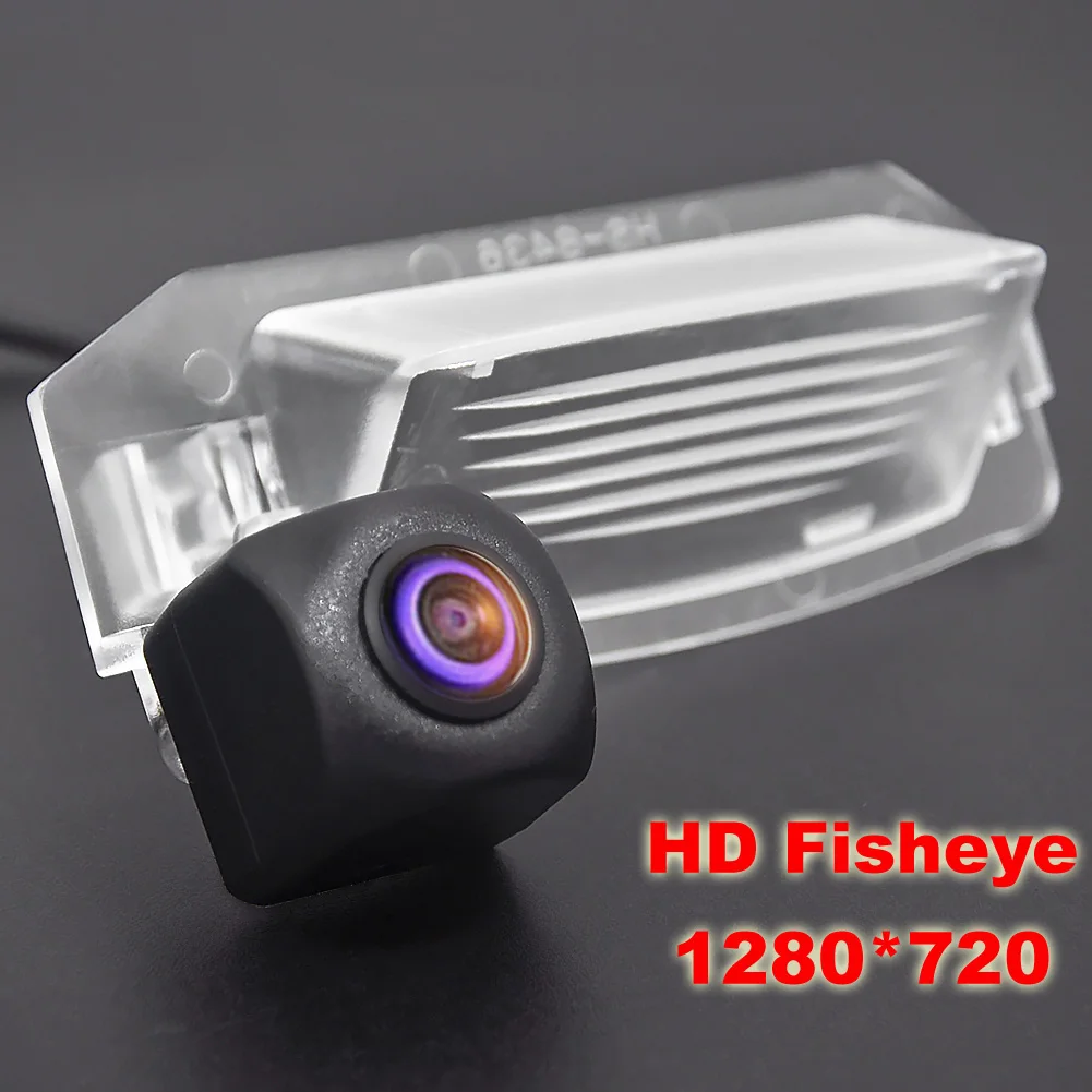 HD 1280*720 Fisheye Car Reversing Rear View Camera For Mitsubishi Outlander II III IV 2006~2019 Night Vision Back Up Parking Cam