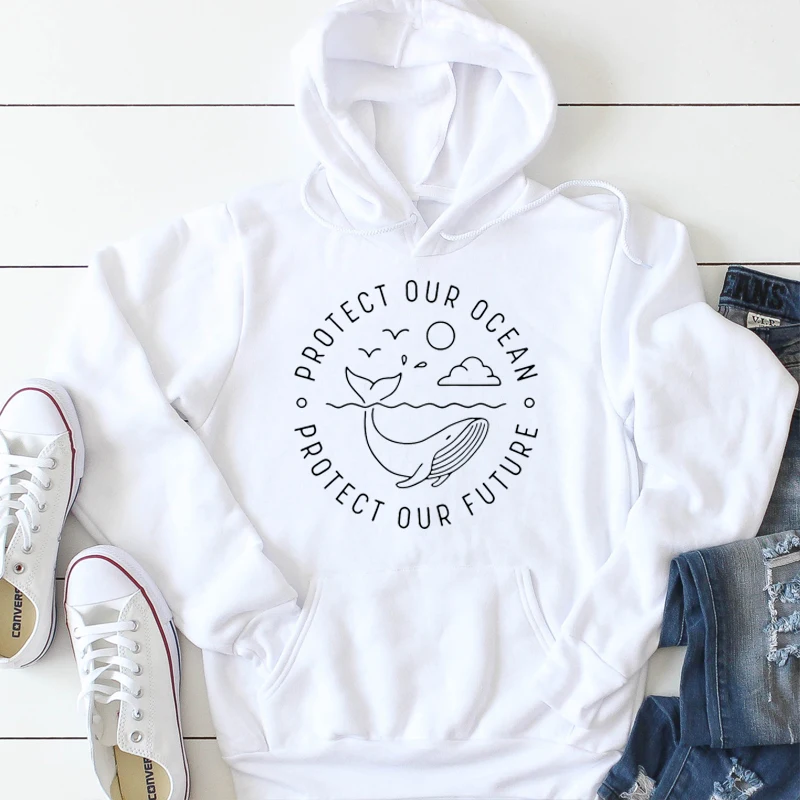 

Women Skip Straw Save Turtle Sweatshirt Keep Beach Cleanup Shirts Protect Our Ocean Future Hoodies