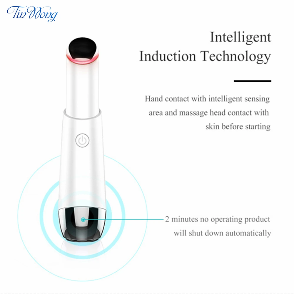 Electric Eye Massage Device Negative Ion Photon Therapy Wrinkles Removal Relief Anti-Aging Massager