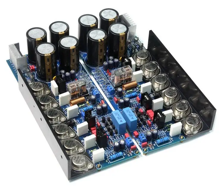 

T330 high power hifi fever Gold sealed transistor post power amplifier board with rectifier circuit Adjustable pure class A