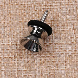 Metal guitar button, electric bass strap, locking pins, metal end, ukulele buckle, lock pins, guitar accessories, multicolored 10 Main Sales Tarrachas Guitar with lock - №8