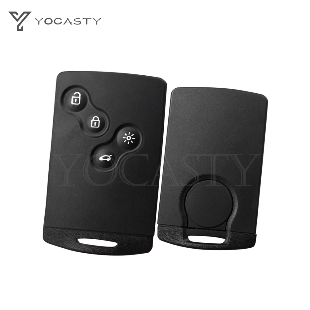 YOCASTY 4 Button Keyless Smart Key 433.92MHz FSK PCF7952A 46 CHIP VA2 For 2008 2009 2010 2011 Renault Koleos NSN14 Samsung QM5