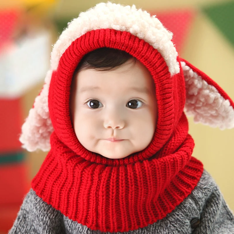 

Baby hat Winter neckerchief Ear Flap Warm Hat Pirate Toddler Boys Girls Bebe Beanie Dog Cap Kids Winter Children Headwear