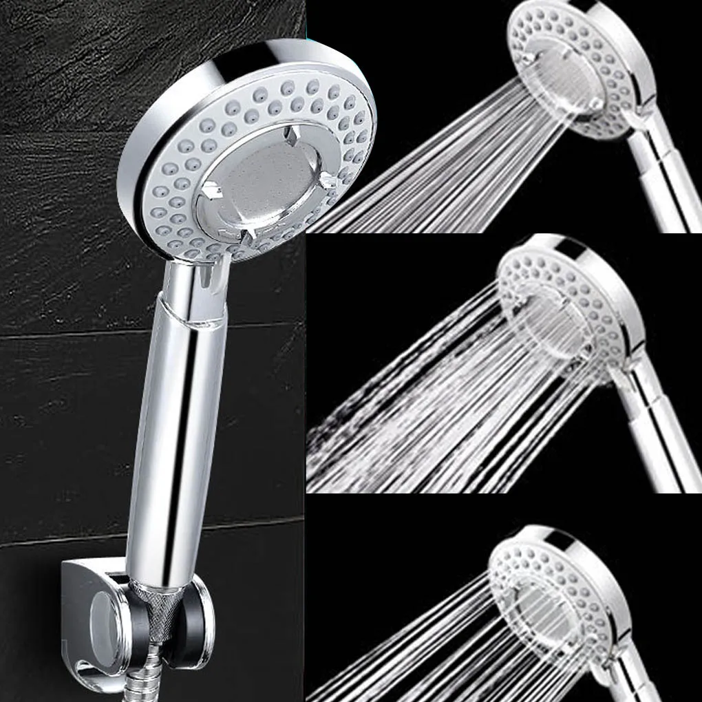 Shower Head High Pressure Handshower Rain Shower Accessories Universal ABS For Bathroom Water Saving Portable Adjustable Sprayer