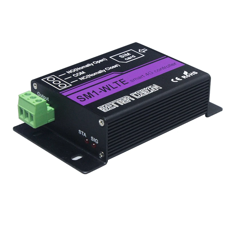 

EU 4G GSM Gate Opener Access Relay Switch Remote Control by Free Call Home Alarm System Security for Automatic Door Controller