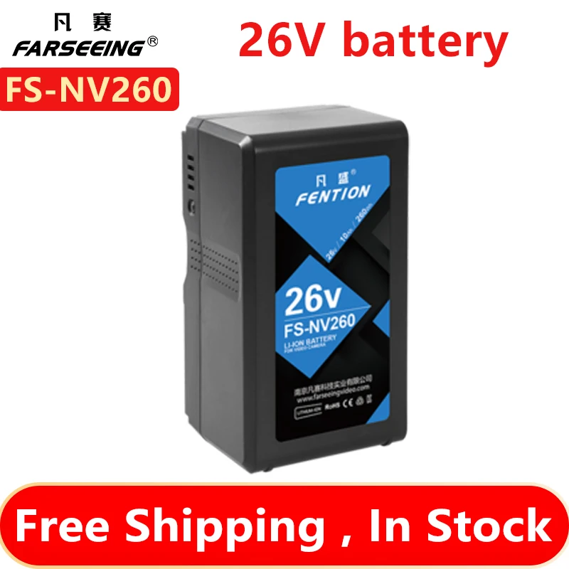 FARSEEING FS - NV260  260WH 26V V-Mount Camera  Lithium Battery