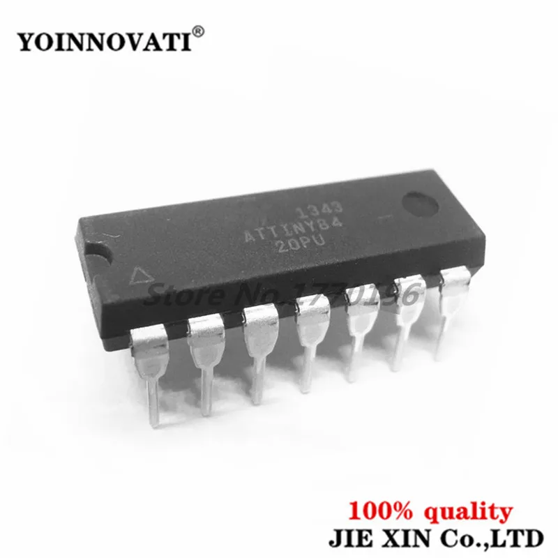 

10 шт./лот ATTINY84-20PU ATTINY84 ATTINY84-20 MCU 8BIT 8KB флэш-14-DIP IC лучшее качество.