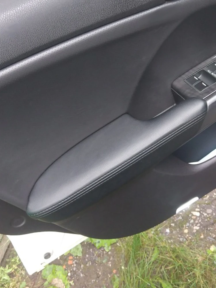 For Honda Accord 2008 2009 2010 2011 2012 4pcs Microfiber Leather Car Door Armrest / Doors Panel Guards Cover Protective Trim