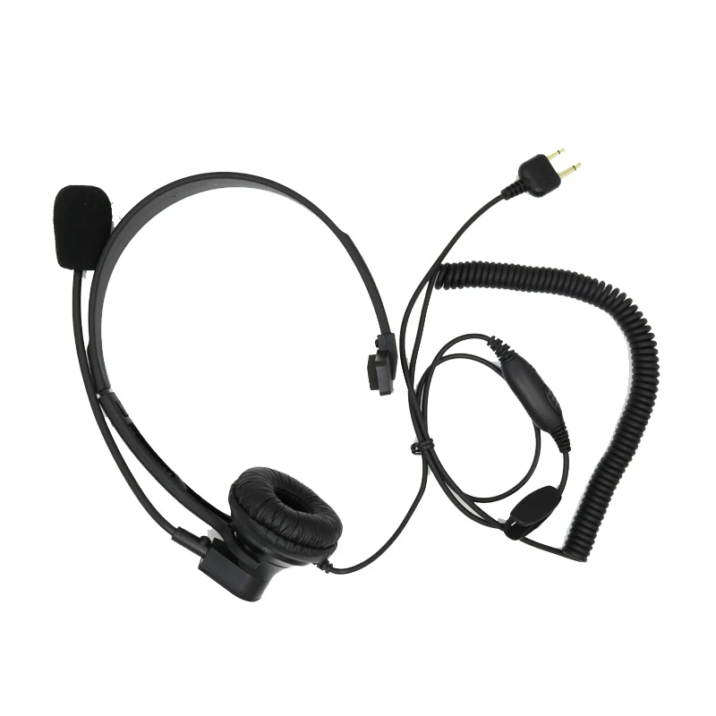 Walkie Talkie Boom Mic Headset for ICOM IC-V80 IC-V85 IC-F3 F4 IC-F10 Two Way Radio