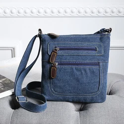 Fashion Shoulder Bags For Women Vintage Denim Crossbody Bag Female Small Messenger Bags Casual Handbags Purse