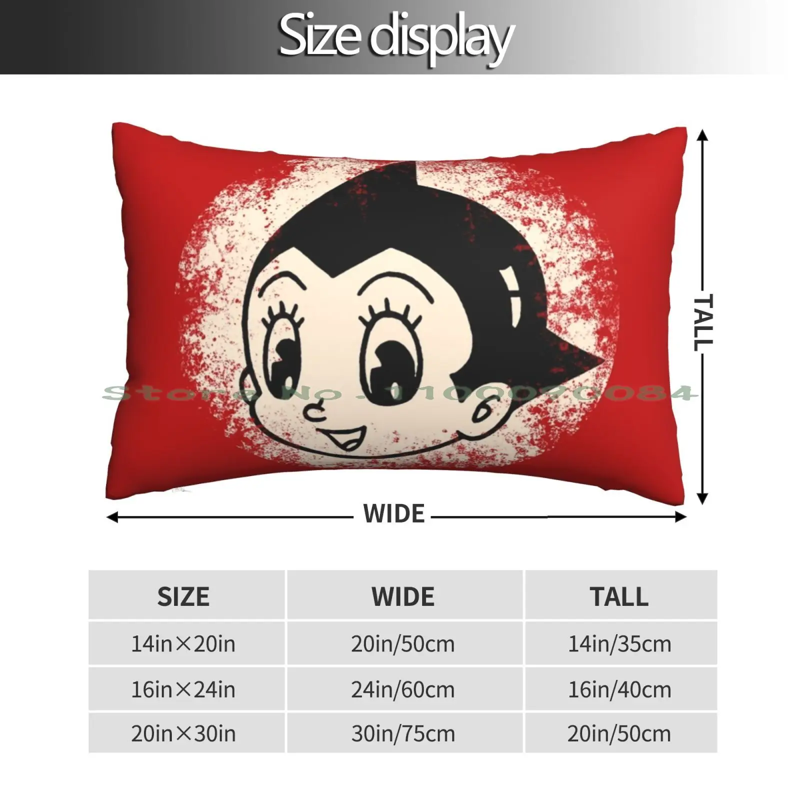 Vintage Astroboy Pillow Case 20x30 50*75 Sofa Bedroom Geek Gamers Metal Gear Solid Foxhound Mgs5 Ps4 Long Rectangle Pillowcover