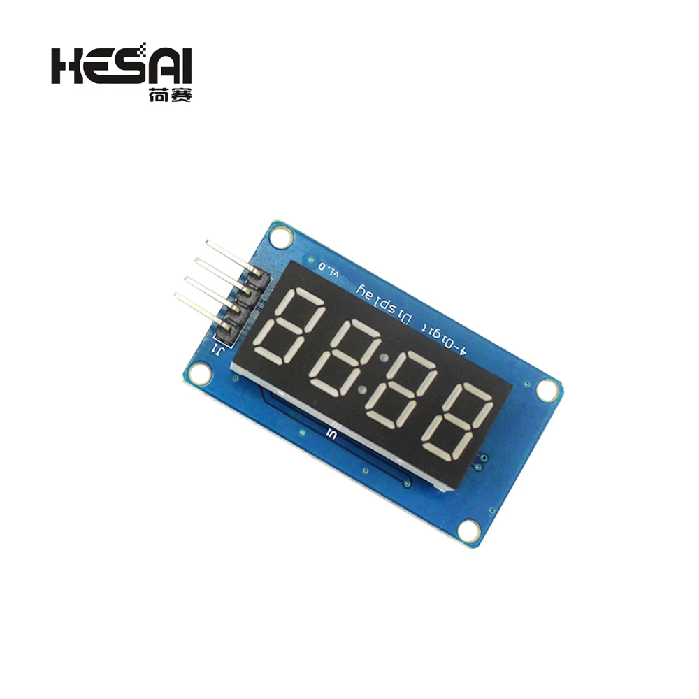 TM1637 LED Clock Display Module 4 Bits 0.36 inch RED Anode Digital Tube Four Serial Driver Board Pack for arduino Diy Kit