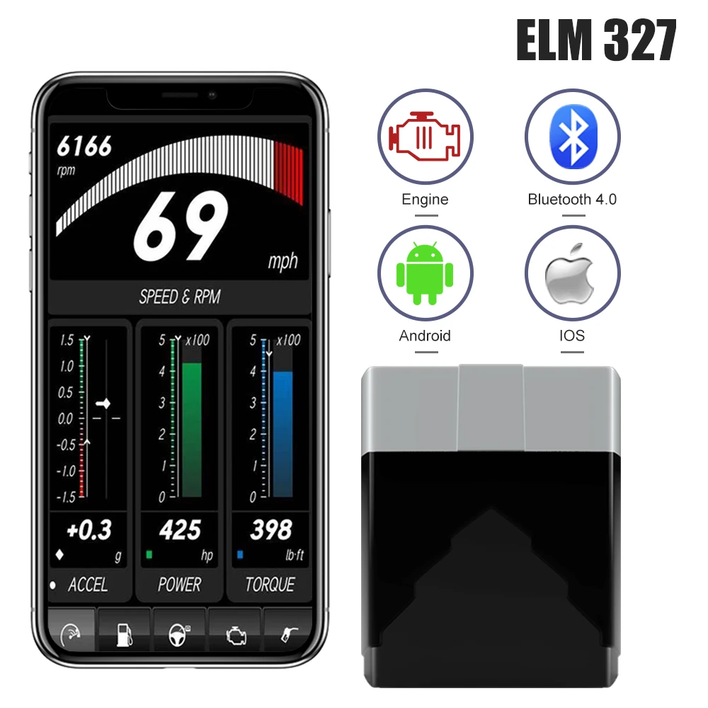 ELM327 V1.5 Bluetooth Wifi Obd2 Automotive Scanner Engine All System Code reader Car Diagnostic Tool PK ELM 327 for Android/IOS