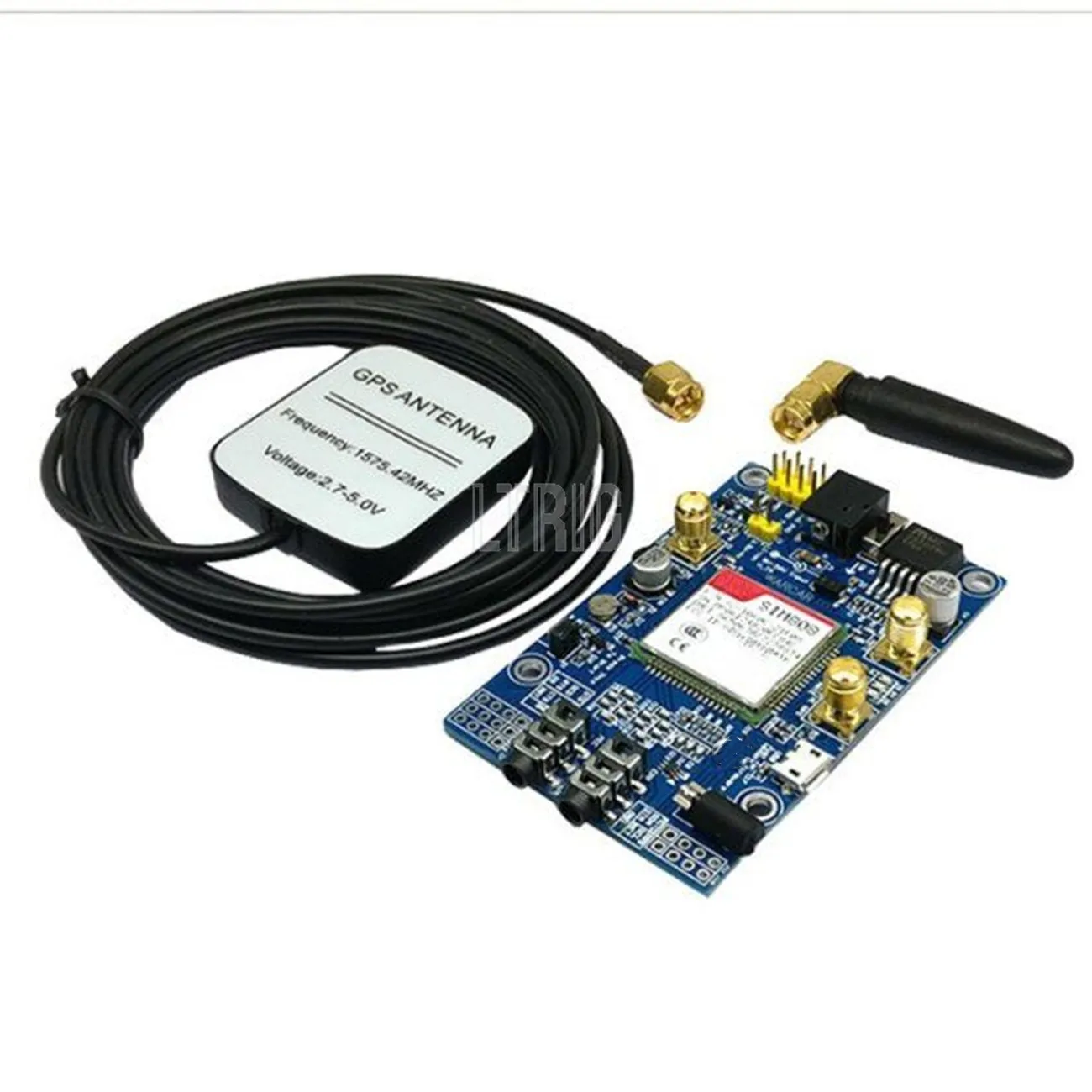 LTRIG custom 1Pcs SIM808 GSM Module GPRS GPS Development Board IPX SMA with Raspberry Pi Gps Antenna Support 2G 3G 4G Sim Card