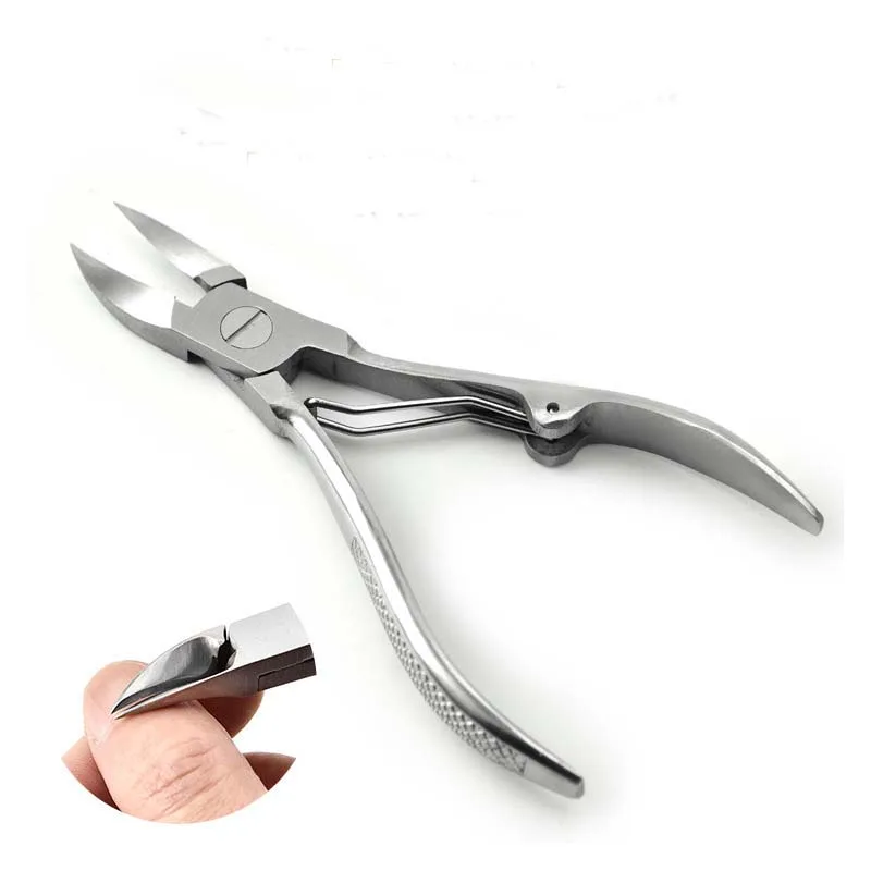 

High Quality Stainless Steel Thick Hard Toe Nail Clippers Plier Heavy Duty Pedicure Tools Gourd Shape Cuticle Scissor