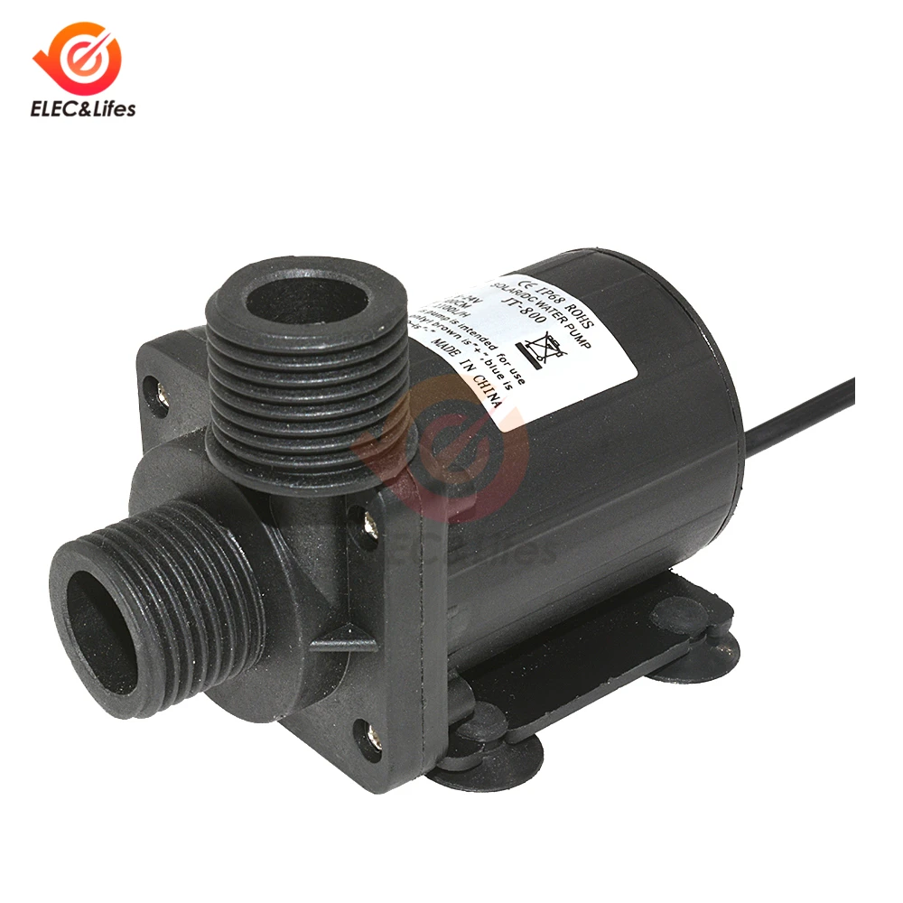 800L/H 5m DC 12V 24V Solar Brushless Motor Water Circulation Water Pump Submersibles Water Pumps