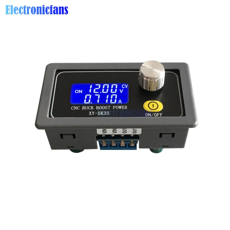 DC-DC 5V 12V 24V Adjustable Automatic Buck Boost Regulated Power Supply Module Solar Charging Constant Voltage Current Module