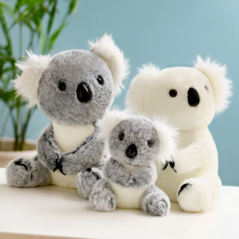 13/17CM Lifelike Koala Plush Toys Australian Koala Bear Stuffed Soft Doll Kids Lovely Gift For Girls Baby Parent-Child Toys