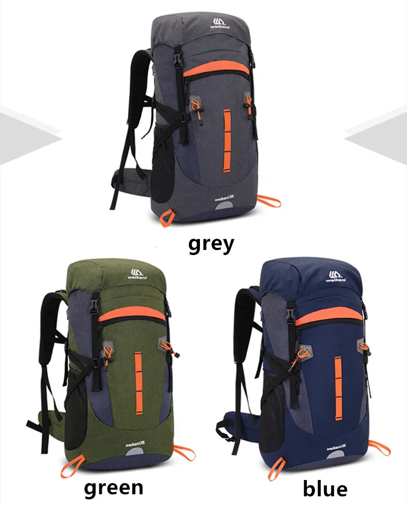 2024 New Product 50L Backpack Outdoor Waterproof Sports Backpack Hiking Backpack Hiking Camping Travel Backpack