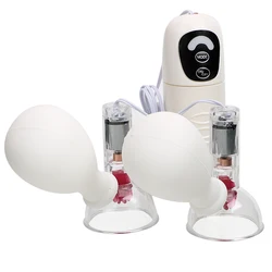 Breast Pump Nipple Sucker Sucking Ratating Vibrators For Women Clitoral Suction Female Masturbator Bondage Sets Sex Toys Couples