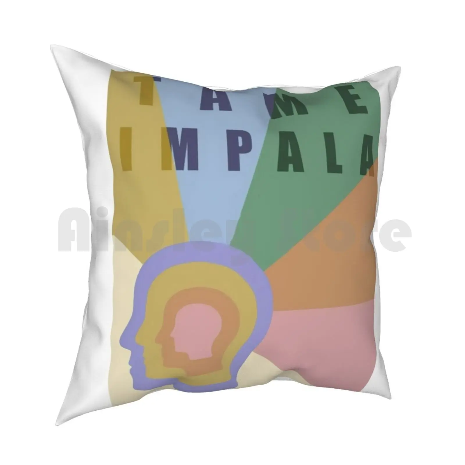 Tame Lmpaia Skull Pillow Case Printed Home Soft Throw Pillow Music Impala Aesthetic Goodcool